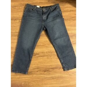 Wrangler Authentics Men's Jeans 42x29 Regular Fit Straight Leg Blue Denim